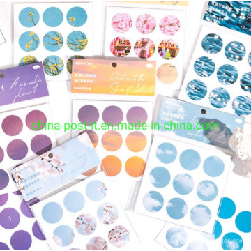 Round Die-Cutting Decorating and Sealing Stickers